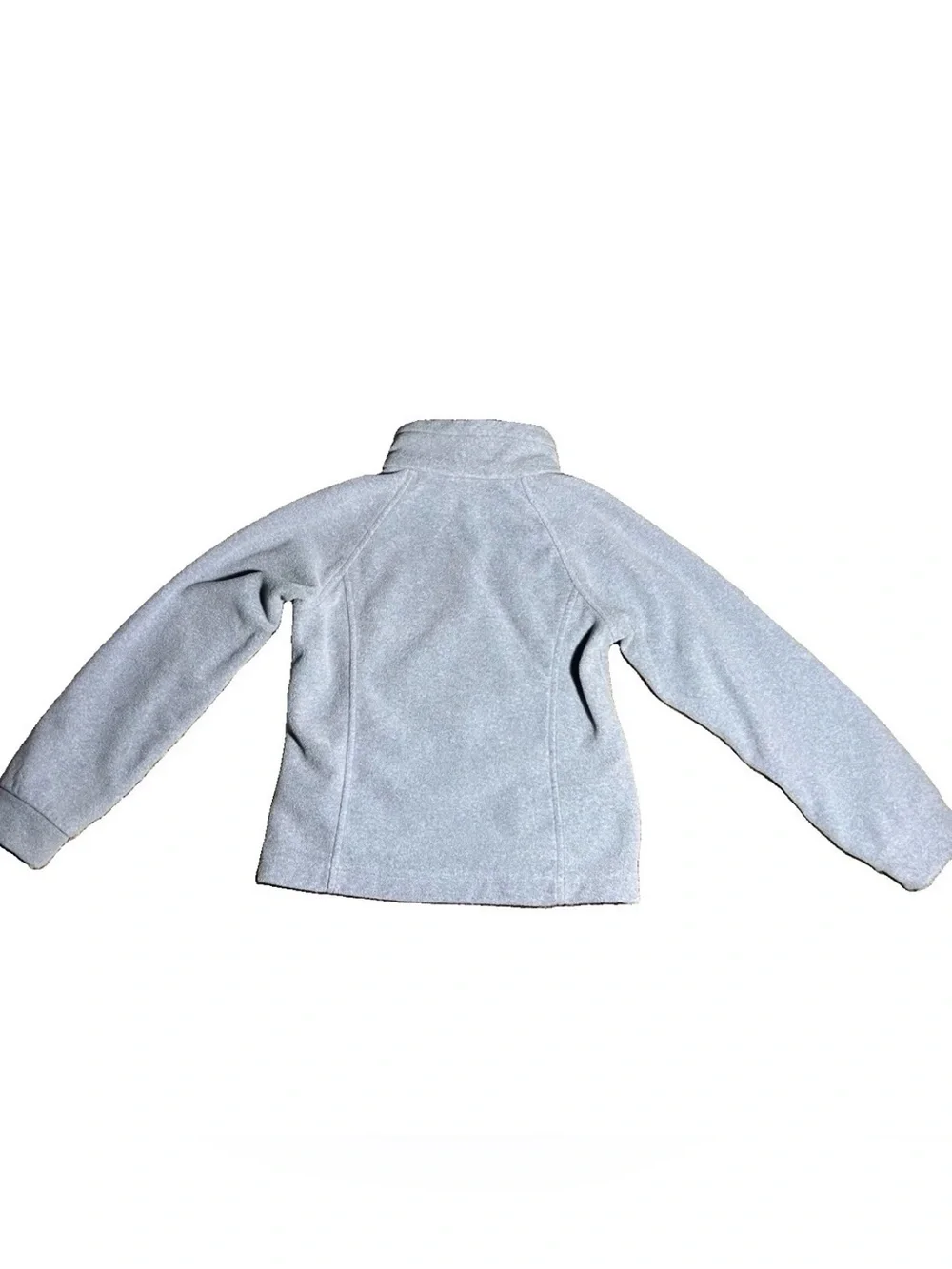 Columbia Kid’s Unisex Fleece Zip Up Sweater Size XS Gray